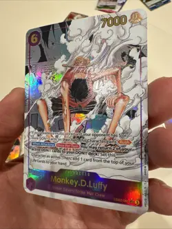 One Piece CCG Monkey.D.Luffy Alternate Art EB02-061 English Manga Custom Card - Image 4