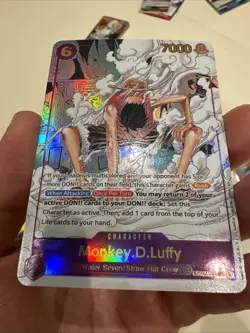One Piece CCG Monkey.D.Luffy Alternate Art EB02-061 English Manga Custom Card - Image 5