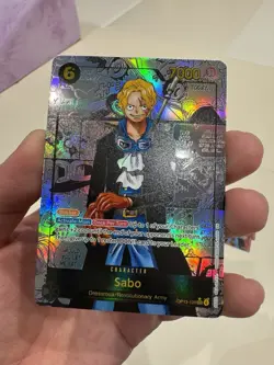 One Piece CCG Sabo Manga English Op13-120 Super Rare Custom Card - Image 4
