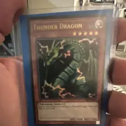 Thunder Dragon - Effect Card (Yu-Gi-Oh! CCG, Standard Card Stock, 3 Cards Lot) - Image 2