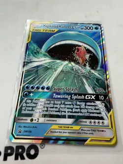 Pokemon Magikarp & Wailord GX Tag Team Holo SM166 English Card - Image 3