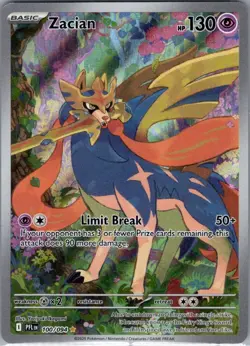 Zacian 100/094 ME02: Phantasmal Flames - Pokemon Card - NM - Image 1