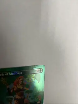 Oracle Of Mul Daya Borderless Foil Card #370 MTG LP - Image 3