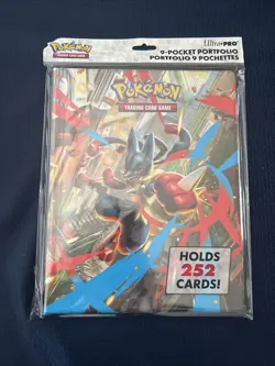 Ultra Pro Pokemon 9-Pocket Portfolio - MEGA EVOLUTION (Holds 252 Cards) - New - Image 1