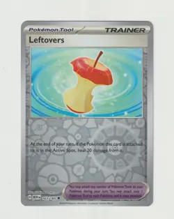 Pokemon Tool Leftovers TCG Scarlet & Violet 151 Card 163/165 Reverse Holo - Image 1