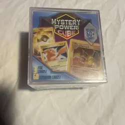 Pokemon Mystery Power Cube Box 60+ Cards Foil MJ Holding Trading Card Game - Image 1
