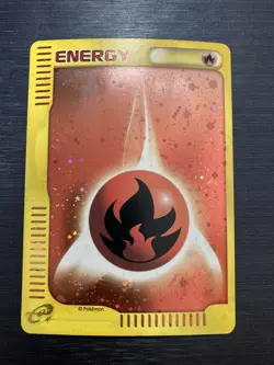 Fire Energy McDonald's Promo 2002 e-Series EX Japanese Pokemon e Card from JP - Image 1