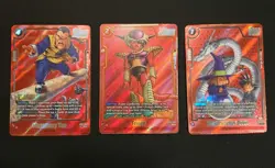 3 Card Lot Dragon Ball Fusion World Manga Booster Alternate Art Frieza Baba Tao - Image 1