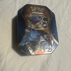 Pokemon Blastoise EX Tin Box Promo Booster Trading Card Game 2017 - Image 1
