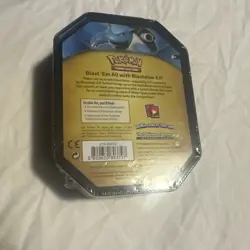 Pokemon Blastoise EX Tin Box Promo Booster Trading Card Game 2017 - Image 2