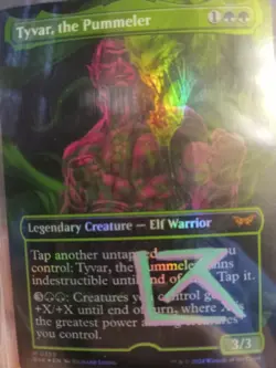 MTG 2024 Dusk Mourn House of Horrors Legendary Tyvar #0353 AP sketch 9/10 - Image 2