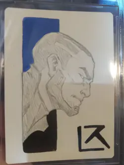 MTG 2024 Dusk Mournhouse of Horrors Legendary Kaito #0354 AP sketch 9/10 - Image 3