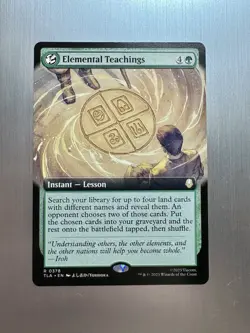 Elemental Teachings - 378 - MTG Avatar: The Last Airbender - Rare - Extended Art - Image 1