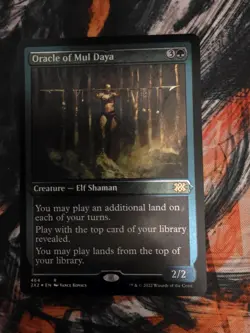 MTG Oracle of Mul Daya (Foil Etched) Double Masters 2022 LP Magic the Gathering - Image 1