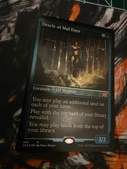MTG Oracle of Mul Daya (Foil Etched) Double Masters 2022 LP Magic the Gathering - Image 2