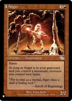 Anger (JUD) 77/143 LIST The List Reprints NM - Image 1