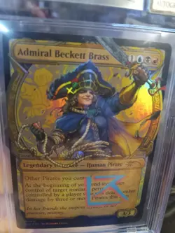 MTG 2023 Secret Drop Admiral Beckett Brass Lost Caverns #1410 AP sketch 10/10 - Image 2