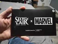 Magic the Gathering Secret Lair x Marvel Captain America Sealed Foil Edition - Image 1