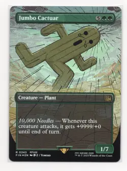 Jumbo Cactuar (Borderless) R FINAL FANTASY 343 NM - Image 1