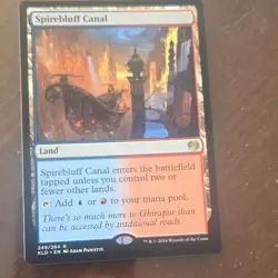 Wizards of the Coast Spirebluff Canal Kaladesh Rare Blue/Red Land #249 - Image 1