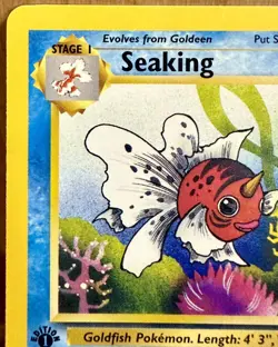 Seaking 46/64 Jungle Set 1st Edition Uncommon 1999 Vintage Pokemon TCG - Image 2