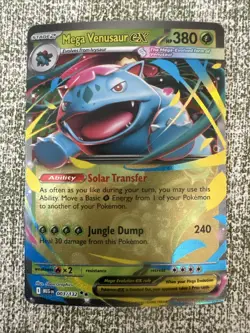 Mega Venusaur ex 003/132 Holo – ME01: Mega Evolution - Pokemon TCG NM - Image 1