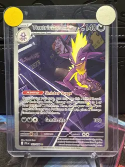 Pokemon TCG Phantasmal Flames Toxtricity 103/094 Illustration Rare NM Holo - Image 1