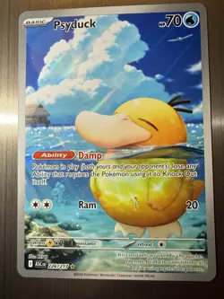 Pokemon Psyduck ASC EN Holo Rare Full Art 226/217 Basic Ability Damp 70HP - Image 2