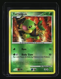 Pokemon TURTWIG 101/127 Reverse Holo (2009 Platinum) LP/Light Play - Image 1