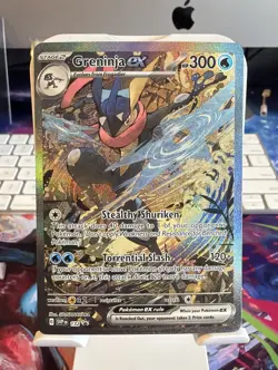 Greninja Ex 132 Pokemon TCG Scarlet & Violet Promo SIR Alt Art | NM - Image 1