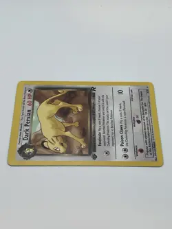 Pokemon TCG 1st Edition Team Rocket Dark Persian 42/82 -LP, - Image 5