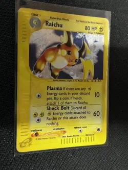 Raichu 25/165 Expedition Base Set Holo Pokemon TCG LP/MP - Image 2