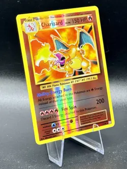 Charizard 11/108 Reverse Holo Pokemon Evolutions XY LP - Image 1