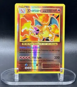 Charizard 11/108 Reverse Holo Pokemon Evolutions XY LP - Image 2