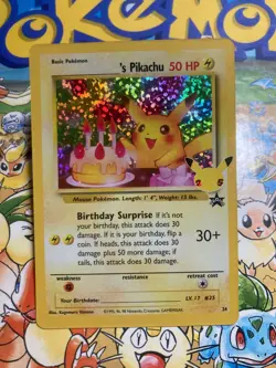 _____'s Pikachu 24 Celebrations: Classic Collection Pokemon TCG NM - Image 1