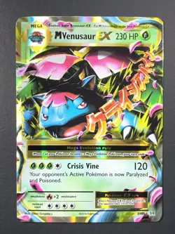 Pokemon: M Venusaur EX Ultra Rare Holo Evolutions 2/108 2016 - Image 1