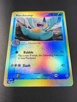Pokemon: Marshtomp Reverse Holofoil EX Ruby & Sapphire 40/109 Uncommon 2003 - Image 2