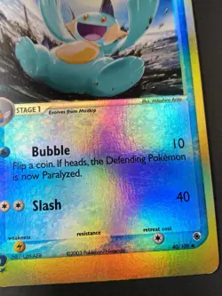 Pokemon: Marshtomp Reverse Holofoil EX Ruby & Sapphire 40/109 Uncommon 2003 - Image 4