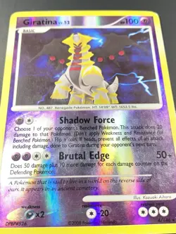 Pokemon: Giratina Reverse Holo Rare 4/146 Legends Awakened 2008 - Image 3
