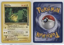 Pikachu (The Power of One) Pokemon WOTC Black Star Promo #27 1999 - Image 3