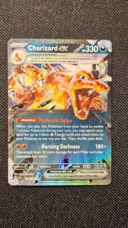 Charizard ex - 054/091 Paldean Fates Double Rare Pokemon - NM/MINT - Image 2
