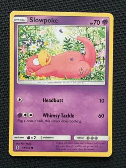 Slowpoke Non-Holo ~ Cute Pokemon & Pink & Pastel Gallery - Image 1