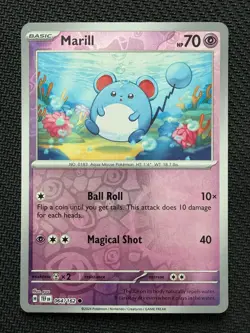 Marill Reverse Holo ~ Cute Pokemon & Pink & Pastel Gallery - Image 1