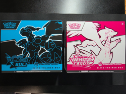 Pokemon Center Black Bolt & White Flare ETB Boxes – EMPTY w/ Accessories - Image 1