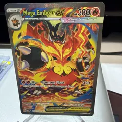 2026 Pokemon Ascended Heroes Mega Emboar ex Special Illustration Rare #273/217 - Image 1