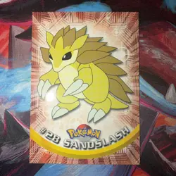 1999 Pokemon Topps Sandslash 28 Ungraded NM or Better - Image 1