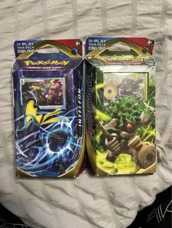 Pokemon Sword and Shield Lot of 2 Themed Decks Rillaboom Inteleon 2020 - Image 1