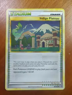 Pokemon INDIGO PLATEAU HGSS HS Triumphant NM Uncommon Stadium #86/102 - Image 1