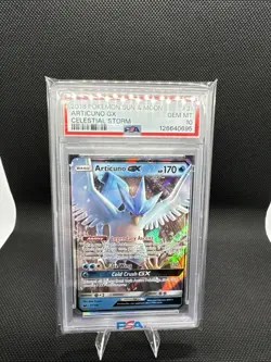 Pokemon TCG Articuno GX 31/169 Celestial Storm PSA10 Gem Mint - Image 1