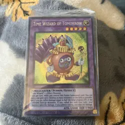 Yugioh Time Wizard Of Tomorrow DLCS-EN147 Secret Rare Limited Edition SEALED - Image 1